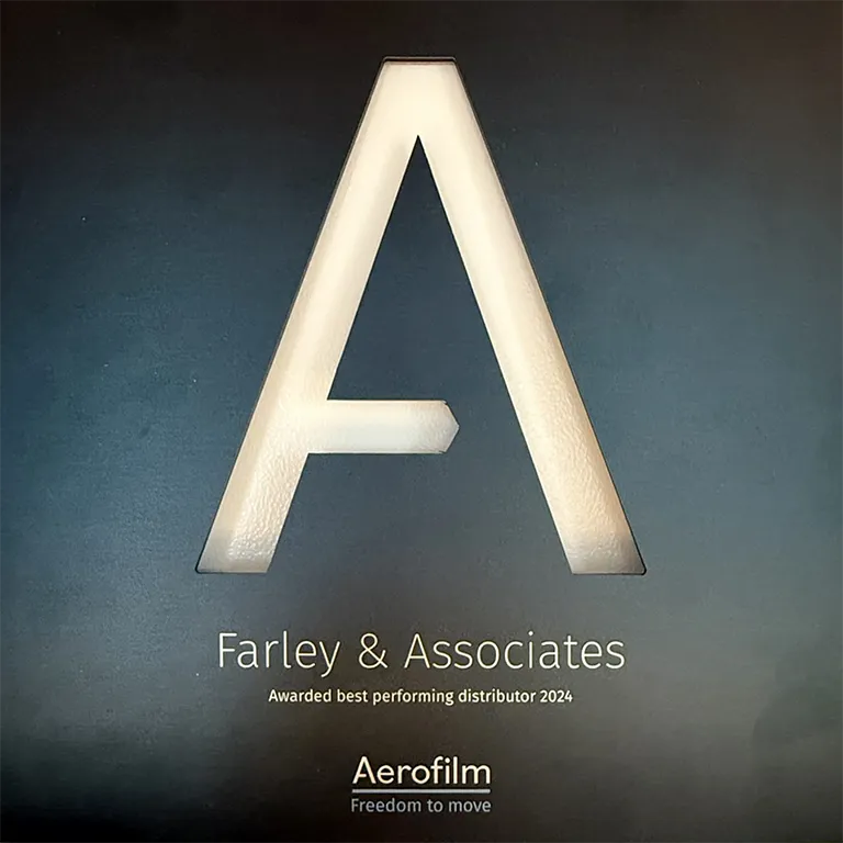 Aerofilm Systems Top Global Dealer Award