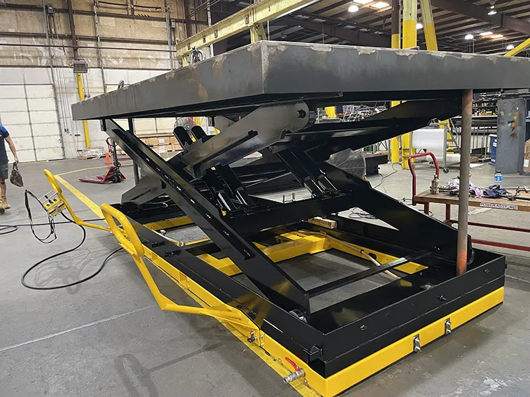Innovative Solution for Maneuvering and Installing a Long Server Rack