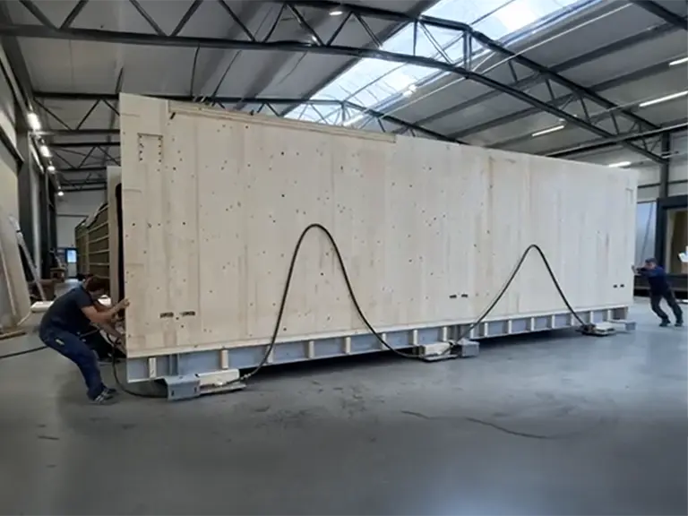 Moving 20 tons on a (6) caster system